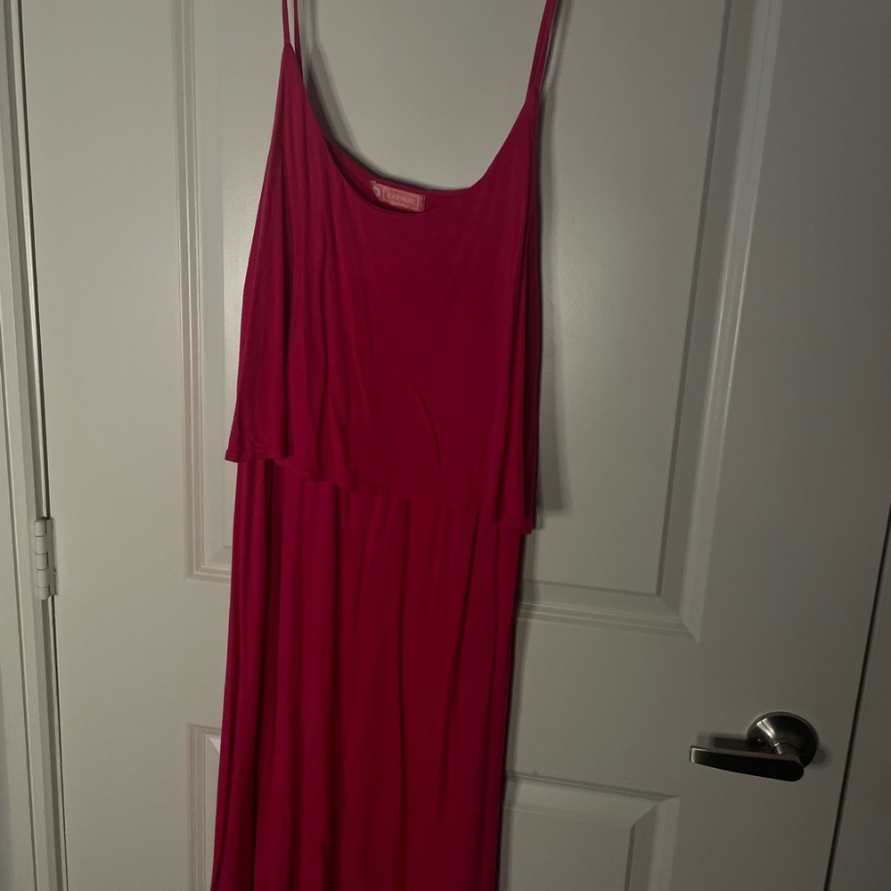 Vibrant Pink Sleeveless Dress